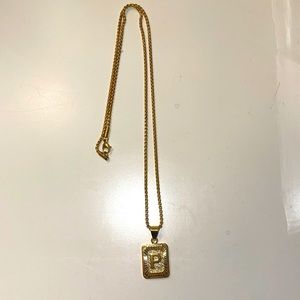 P initial necklace